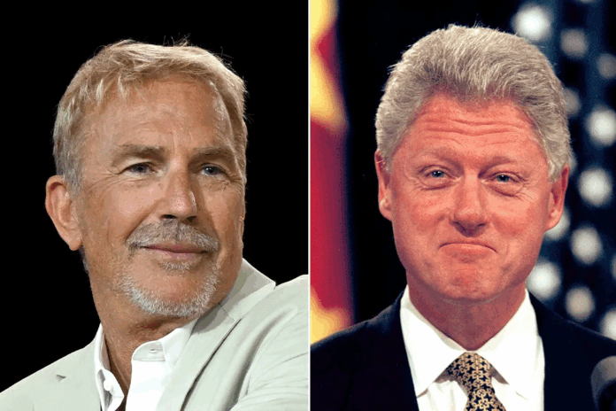 kevin costner, bill clinton