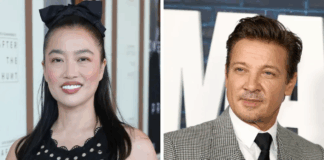 Yi Zhou e Jeremy Renner
