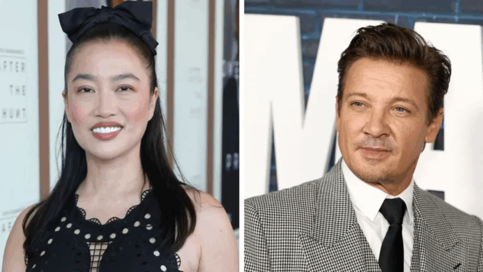 Yi Zhou e Jeremy Renner