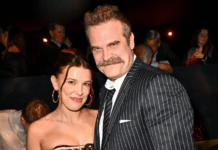 Millie Bobby Brown, david harbour
