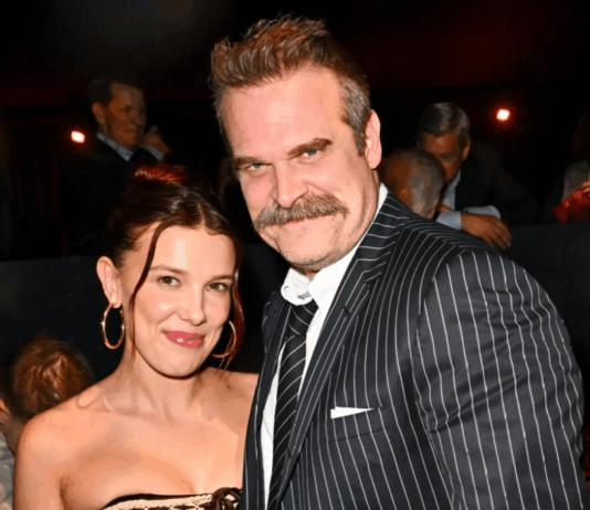Millie Bobby Brown, david harbour