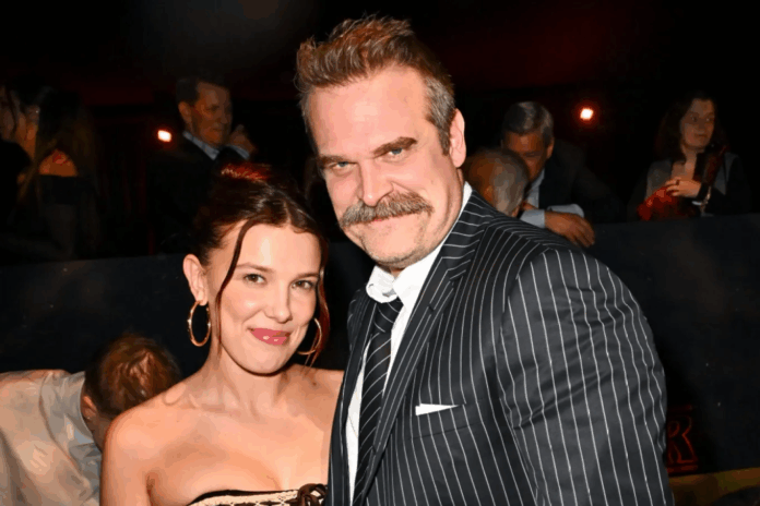 Millie Bobby Brown, david harbour